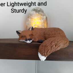Liska The Fox Lightweight Shelf Sleeper Ornament - Hand-Painted Woodland Animal Figurine, Unique Birthday Gift - thumbnail 3