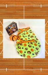 Sports Basketball Swaddle Baby Wrap Gift Set -3 Pc
