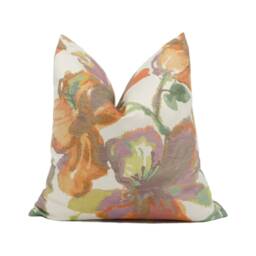 Sunbury Design - Delphine Garden Modern Watercolour Inspired Floral Cushion Cover Handmade Throw Pillow Designer Home D??cor - thumbnail 2