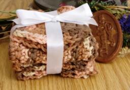 Wash Cloth Set - Face Cotton Brown