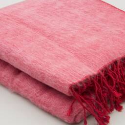 Handwoven Yak Wool Blend Blanket Oversized Travel Shawl - thumbnail 2