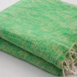 Handwoven Yak Wool Blend Blanket Oversized Travel Shawl - thumbnail 4