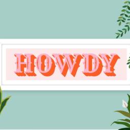 Framed Howdy Print, Panoramic Fun Wall Art, Western Style Cowboy Themed Prints, Hallway Print - thumbnail 2