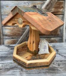 Unique Birdfeeder Barnwood Handmade Recycled, Reclaimed #0859
