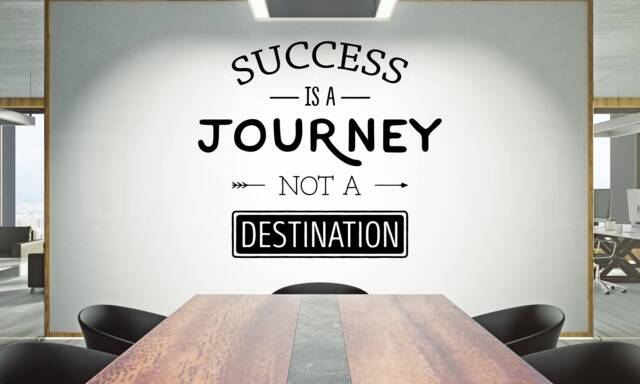 Teamwork Quote Wall Decal Inspirational Office Decor 1755Re - image 1