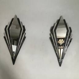 Art Deco Pair Of Stylish Mirrors Classic Design - thumbnail 3