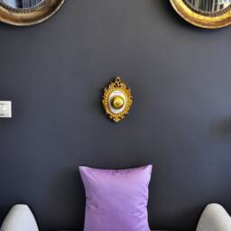 Lilac Cotton Cushion, Outdoor Pillow, Child Cishion, Cushion - thumbnail 3