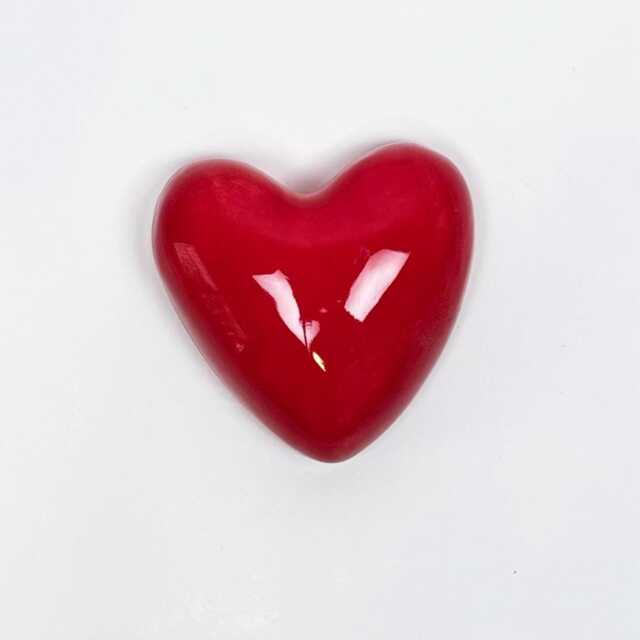 Handmade Ceramic Bubble Heart Decor - Custom Color Ceramic Heart - image 1