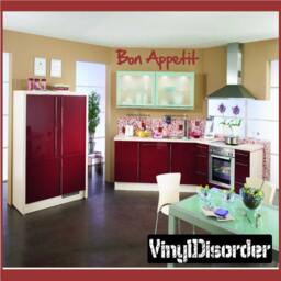 Bon Appetit - Vinyl Wall Decal Quotes Sticker Kitchenquotes10Et - thumbnail 1