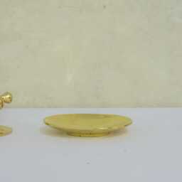Unlacquered Brass Soap Dish, Countertop Bar Holder, Caddy - thumbnail 3