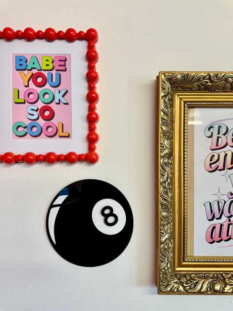 8 Ball Pool Acrylic Sign - Custom Room Decor, Billiards Wall Sign, Man Cave Gift, Game Plaque, Snooker Inspired - image 1