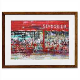 La Terrasse De Senequier Framed Art Print - thumbnail 4
