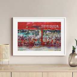 La Terrasse De Senequier Framed Art Print - thumbnail 3