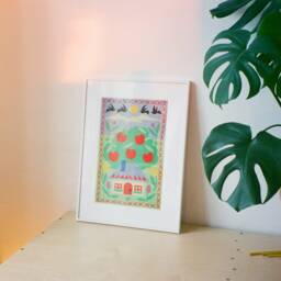Cottage Risograph Print - thumbnail 2