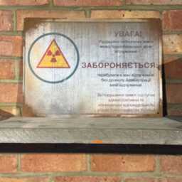 Real Rusty Chernobyl Warning Sign Vintage Style Mancave Garage Wall Art - thumbnail 3