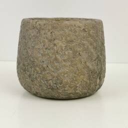 Gold Textured Ceramic Indoor Planter/Plant Pot - thumbnail 3