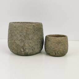 Gold Textured Ceramic Indoor Planter/Plant Pot - thumbnail 2