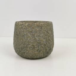 Gold Textured Ceramic Indoor Planter/Plant Pot - thumbnail 4