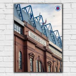 Rangers Football Club Outside Stadium Flags Print Art - thumbnail 2