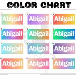 Personalized Name Rainbow Stripe Gradient Beach Towel, Oversized Custom Monogram Pool Signature Towel For Kids, Vacation Gift - thumbnail 4