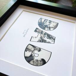 Personalised Dad Photo Word Art Frame Father's Day Keepsake Gift - thumbnail 2