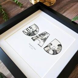 Personalised Dad Photo Word Art Frame Father's Day Keepsake Gift - thumbnail 3