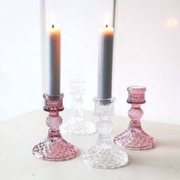 Cut Glass Candlestick