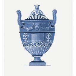 Blue Vase Gicl??e Art Print, Antique Roman Style - thumbnail 2