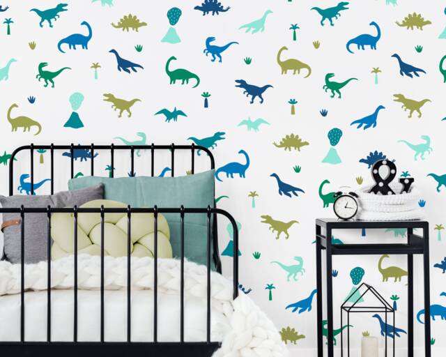 Dinosaur Wall Decals - Decor, Art, Stickers, Room, Kids Room Neutral Nursery Decor - image 1