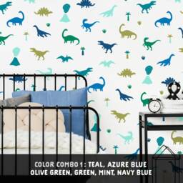 Dinosaur Wall Decals - Decor, Art, Stickers, Room, Kids Room Neutral Nursery Decor - thumbnail 2