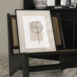 Neutral Wall Prints, Botanical Bedroom Line Art, Beige Home Decor, Hand Drawn Plants, Set Of 3 Prints - thumbnail 3