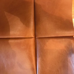 Faux Leather Pillow Cover - Carmel Brown, Buffalo White, Red, Panels, Pillow, Square Gifts Under 25, Easy - thumbnail 3