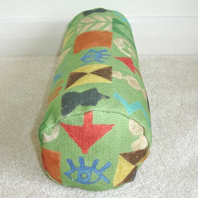 "Kit Kemp Potato Print Green Bolster Cover 16"" 18" - image 1
