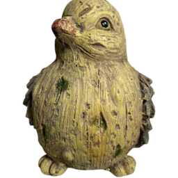 Resin Wood Effect Bird Garden Ornament Sculpture Outdoor Decoration - thumbnail 2