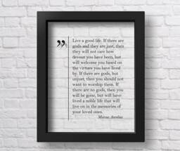 Transparent Marcus Aurelius Quote Philosophy Quotes Art Life Print Wall Positive Gift - thumbnail 1