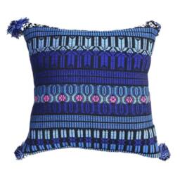 Decorative Pillows, Guatemalan Brocade Cushion Covers, Colourful Fair Trade Throw 30cm Pillow Cover, Accent - thumbnail 2