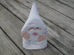 Smashed White Wizard Clay Sculpture - thumbnail 1