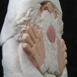 Smashed White Wizard Clay Sculpture - thumbnail 3