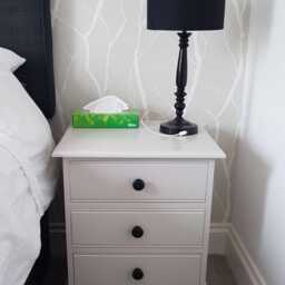 Bedside Cabinet 3 Drawers - Edwardian Style - thumbnail 3