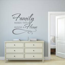 Family Makes This House A Home Wall Decal, Decor P59 - thumbnail 2