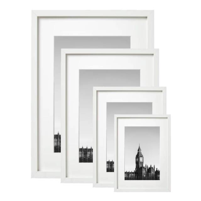 6x8 White Frame - Picture Photo Handmade in UK Plastic Free High Quality Mounted Option - image 1