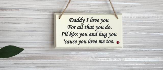 Daddy I Love You, We Fathers Day Gift, Day, Gift For Men, Wall Decor, Office Gifts Dad, Mens - image 1