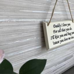 Daddy I Love You, We Fathers Day Gift, Day, Gift For Men, Wall Decor, Office Gifts Dad, Mens - thumbnail 3