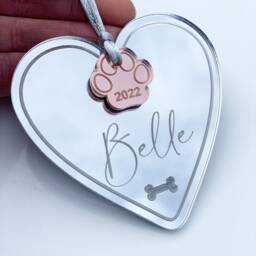 Dog Loss Gift - Sympathy Memorial Pet Personalised Decoration Ornament - thumbnail 2