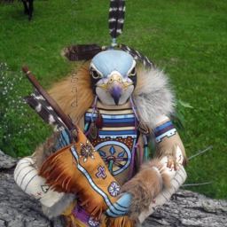 Kestrel Manitou - Sparrow Hawk Totem - thumbnail 2