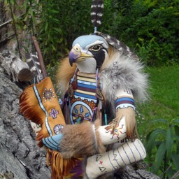 Kestrel Manitou - Sparrow Hawk Totem - thumbnail 3