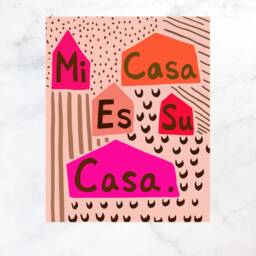 Mi Casa Es Su Art Print - Housewarming Gift - Digital Download - thumbnail 2