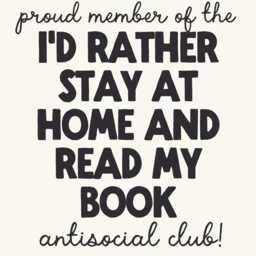 I'd Rather Stay At Home & Read - Acotar, Book Posters, Quotes Print, Bookish, Lover Art Print Romantasy Romance, Funny - thumbnail 3