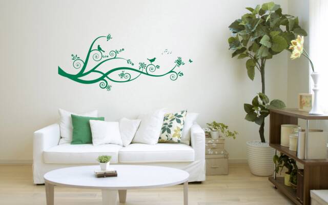 Large Tree Branches - Decorative Matt Vinyl Wall Art Sticker Decal Mural. Home, Wall, Window, Mirror Decor. Living Room, Bedroom. Nature - image 1