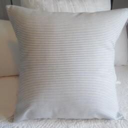Small Blue & Red Ticking.striped Pillow Cover.white..farmhouse Pillows.farmhouse Decor.country Living Decor Stripes - thumbnail 3